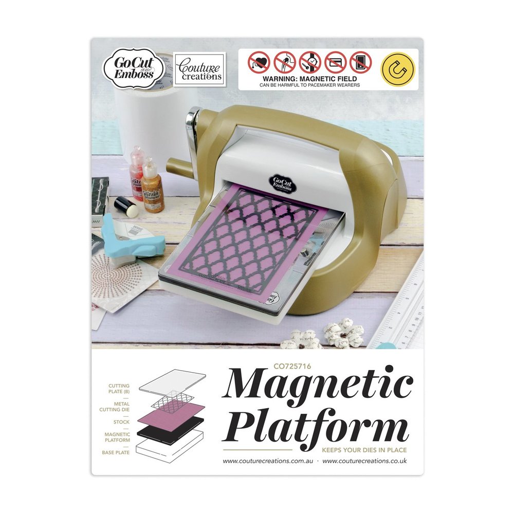 Couture Creations Magnetic Platform 14.9 x 19.5 cm for GoCut & Big Shot