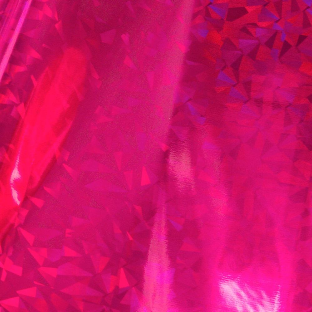 Couture Creations - Heat Activated Pink Foil - Iridescent Triangular Finish
