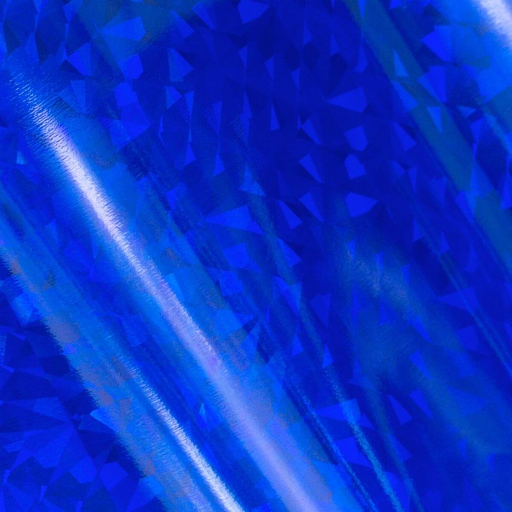Couture Creations - Heat Activated Blue Foil - Iridescent Triangular Pattern
