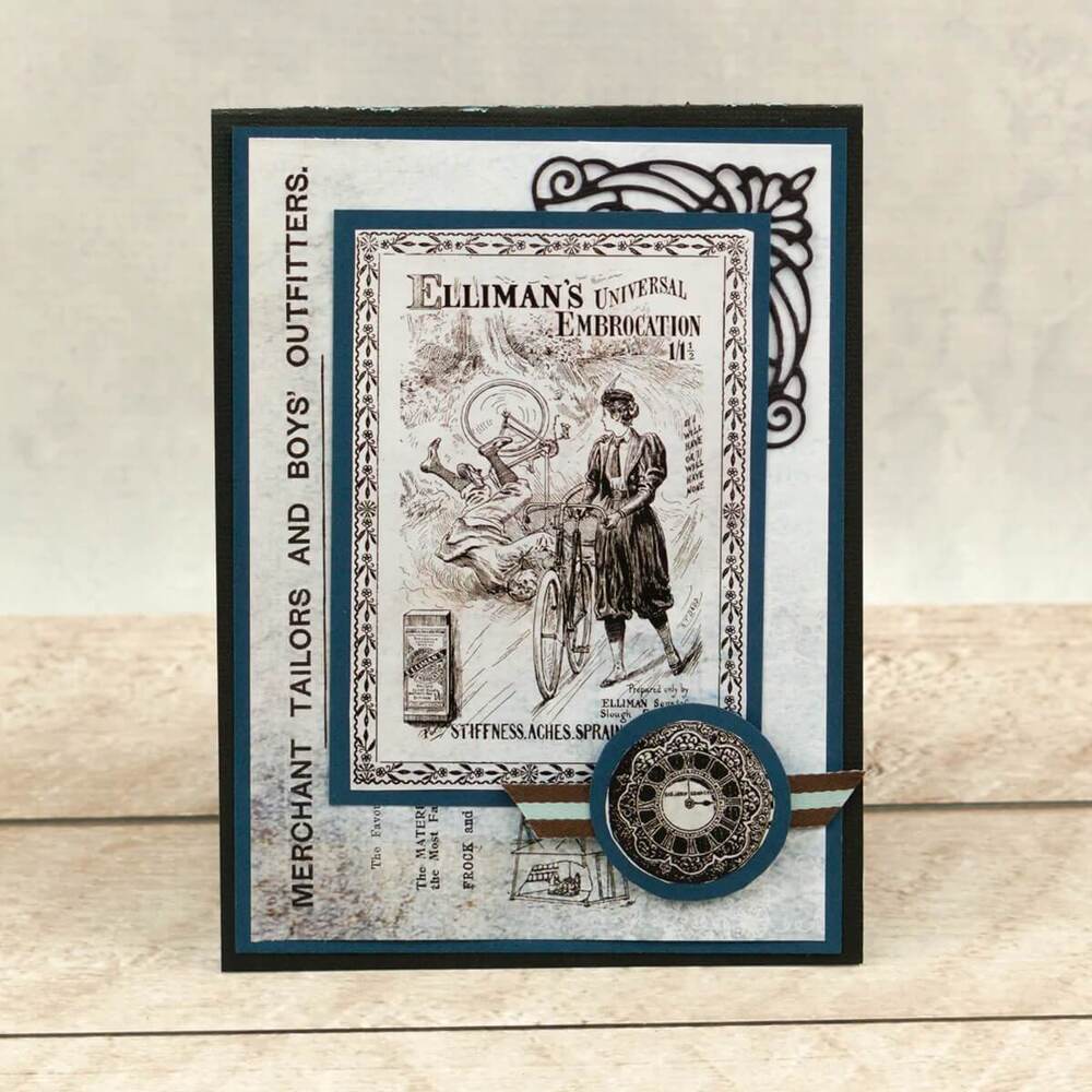 Couture Creations Paper 12x12 - Gentlemans Emporium - Sheet 11