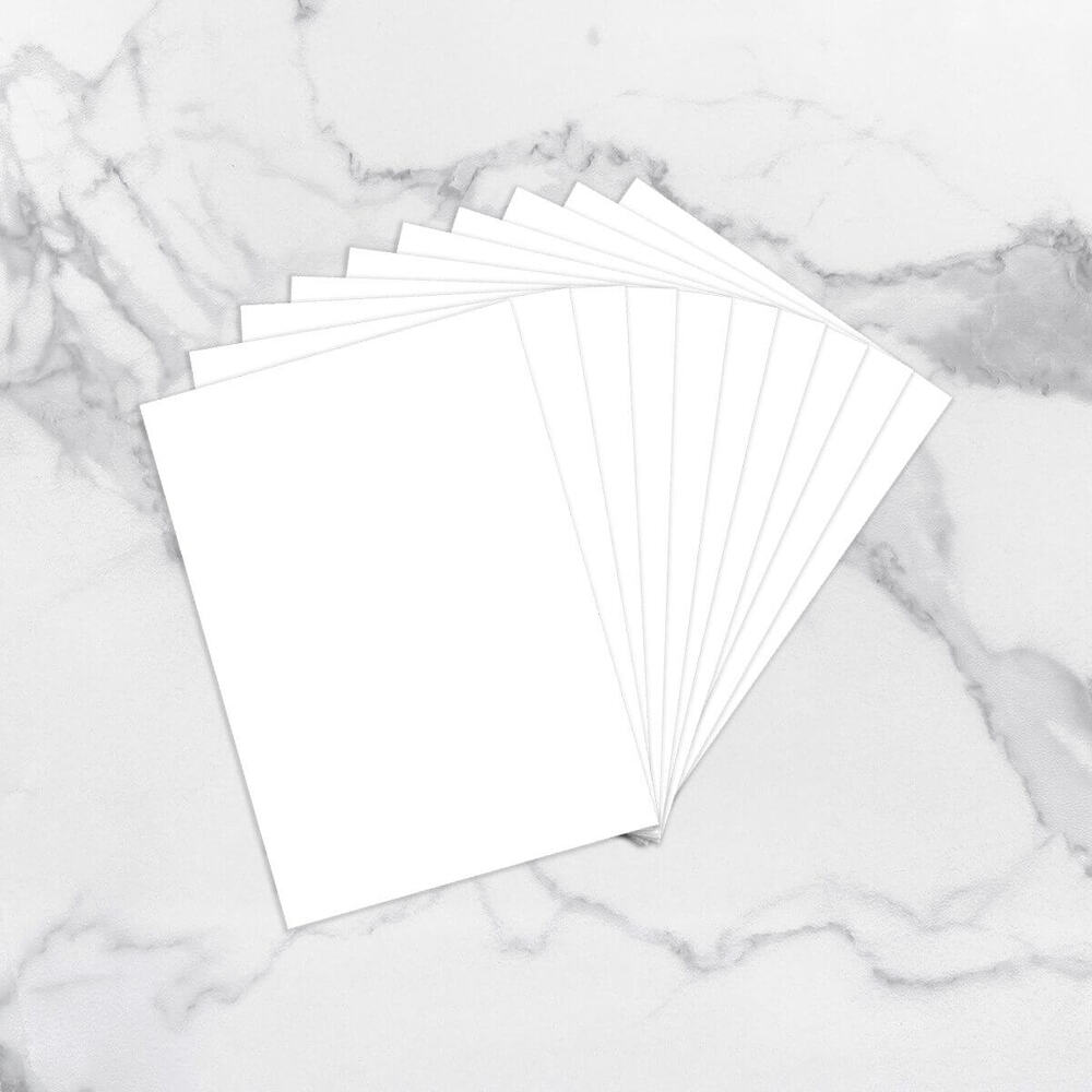 Couture Creations Synthetic Alcohol Ink Paper - White 5x7in - 200gsm (10 sheets per pack)
