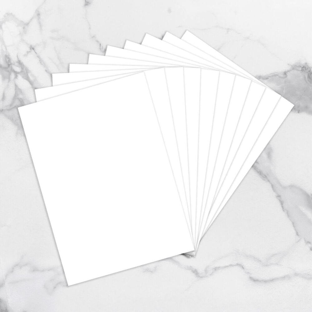 Couture Creations Synthetic Alcohol Ink Paper - White Adhesive - A4 250gsm (10 sheets per pack)