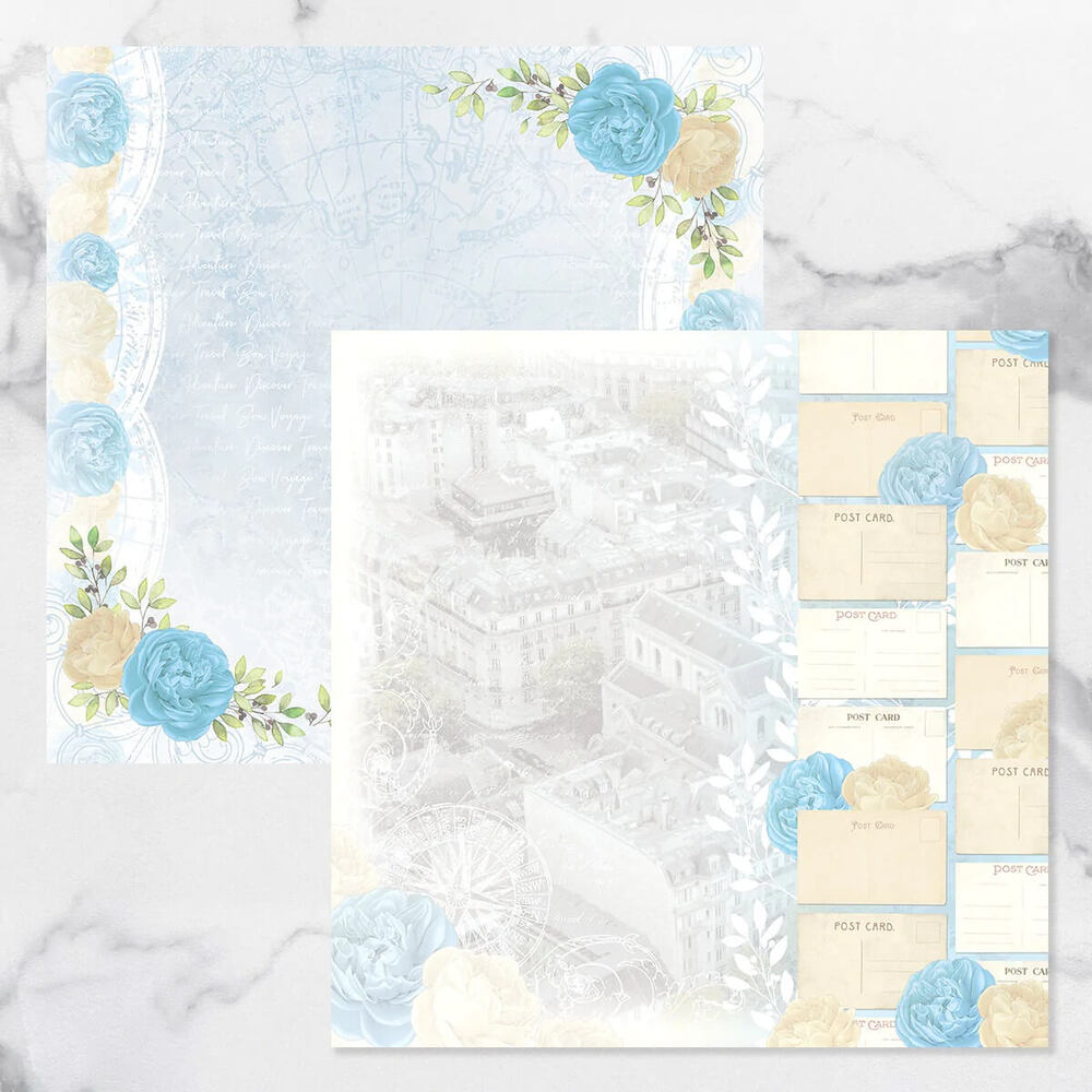 Couture Creations Double Sided Patterned Paper 12x12 - New Adventures #7