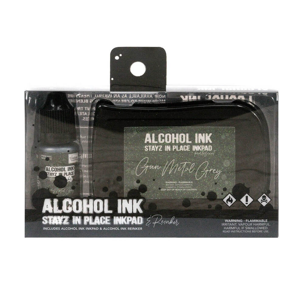 Couture Creations STAYZ IN PLACE Alcohol Ink Pad w/ 12ml Reinker (Choose Colour) - Foto 10 di 60