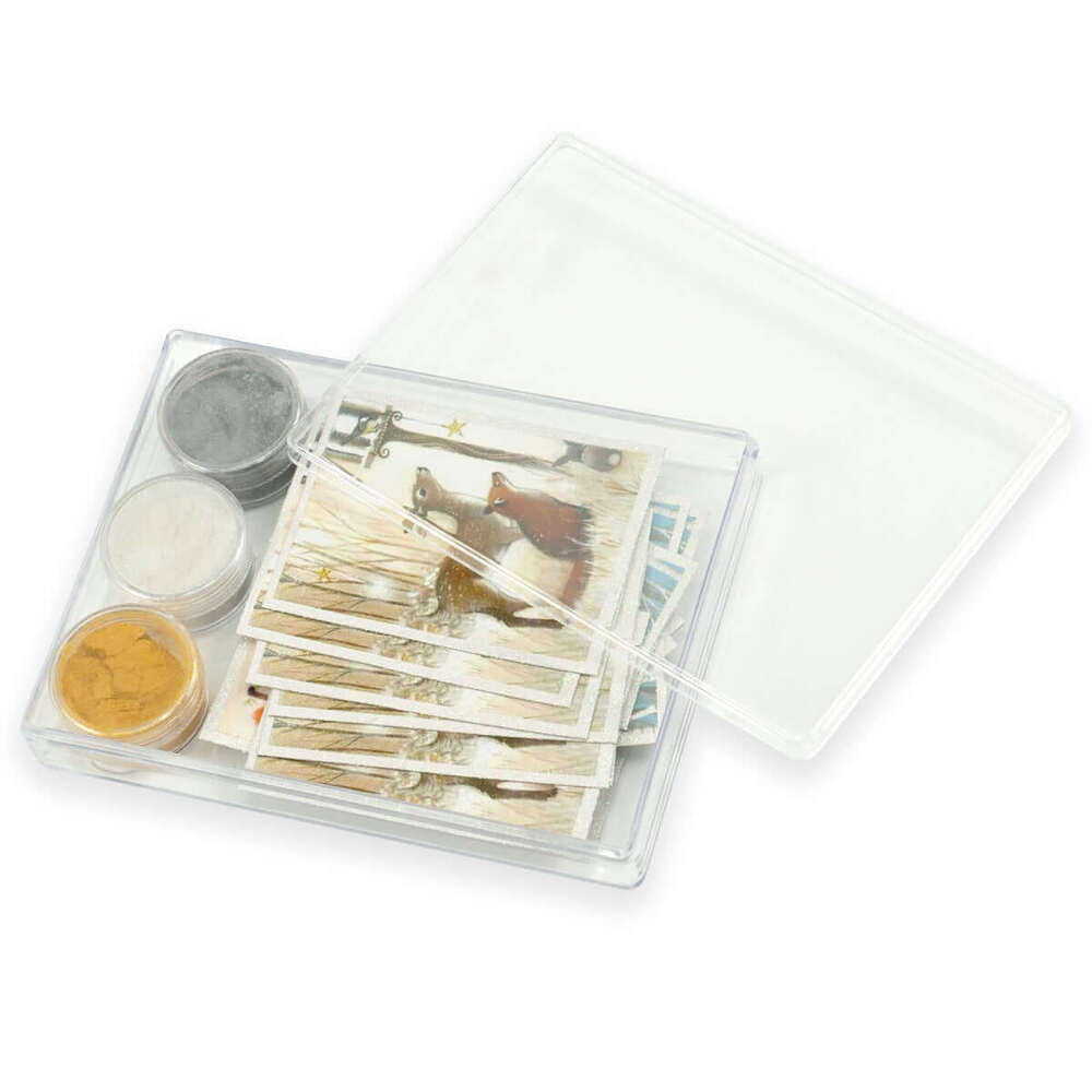 Couture Creations Storage Container - Clear Plastic (160 x 120 x 25mm)