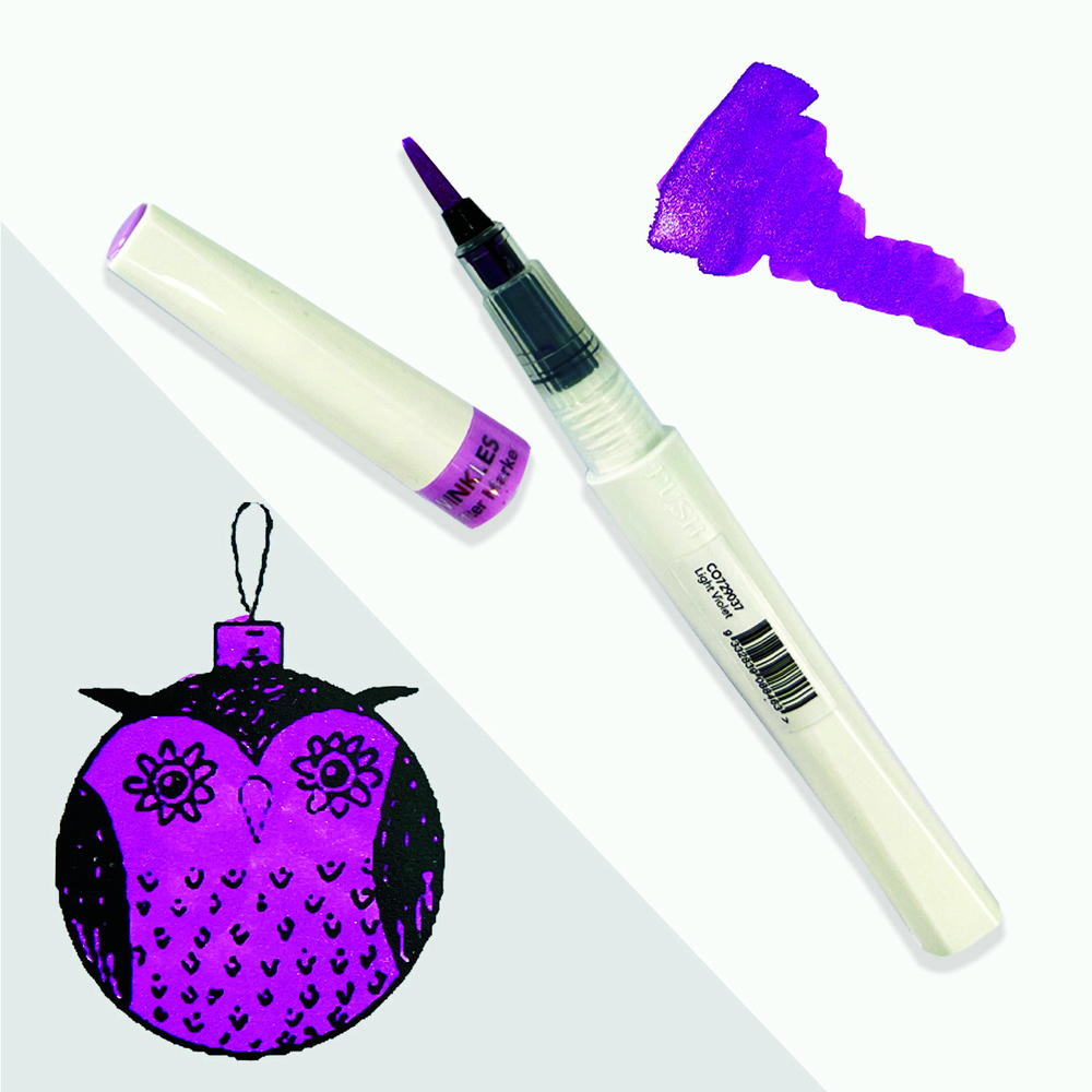 Couture Creations Winkles Glitter Markers - Light Violet