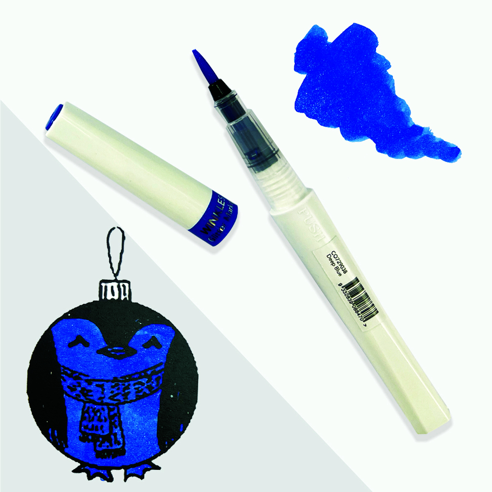 Couture Creations Winkles Glitter Markers - Deep Blue