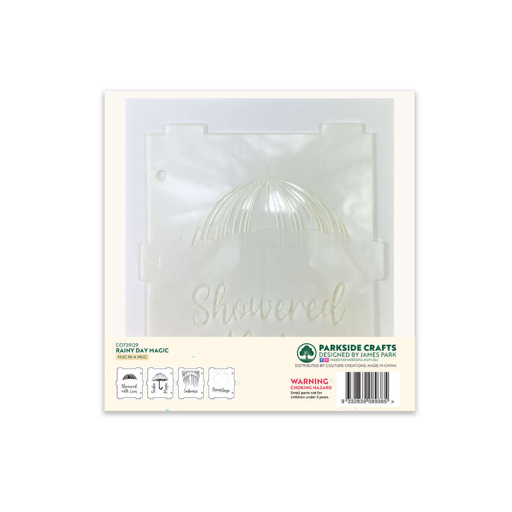 Couture Creations Rainy Day Magic Stencil Set (4pc)
