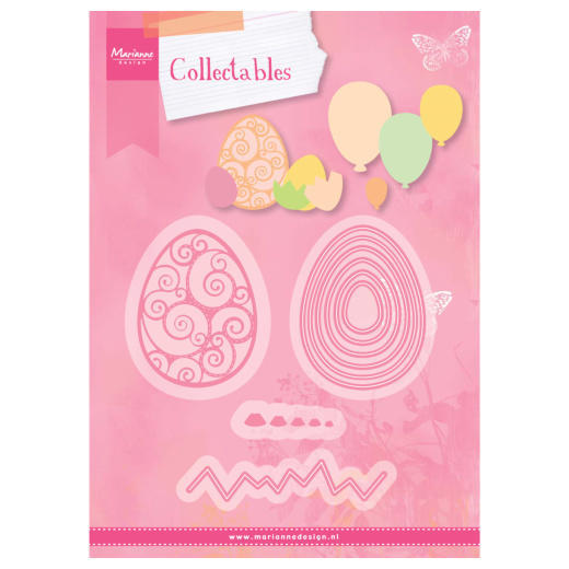 Marianne Design - Collectables Dies - Easter Eggs & Balloons COL1425