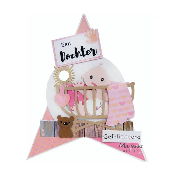 Marianne Design - Collectables Dies - Eline's Baby Cot COL1495