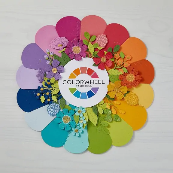 The Full 48 ColorWheel Cardstock Pack A2 - 1 each