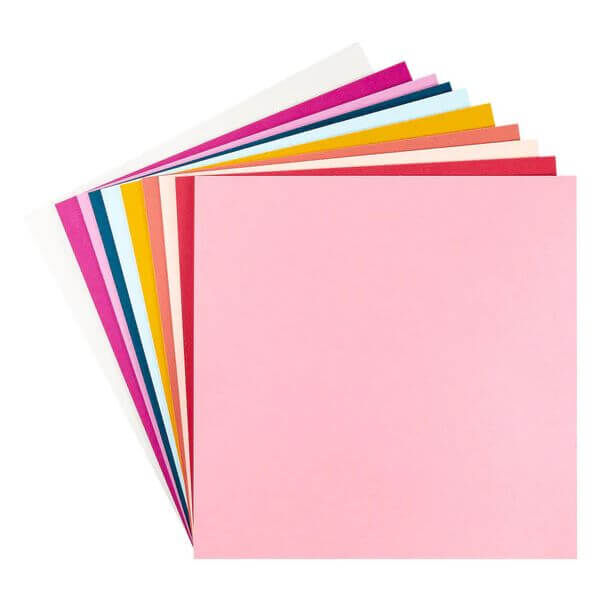 Spellbinders Color Wheel Cardstock 12 x 12" - Beautifully Imperfect (10 Sheets) CSA-027