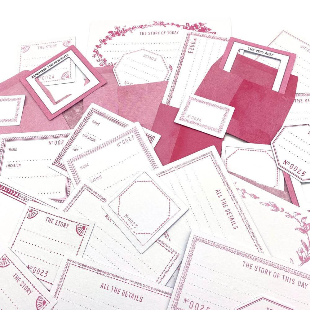 49 And Market - Color Swatch: Blossom Envelope Bits
