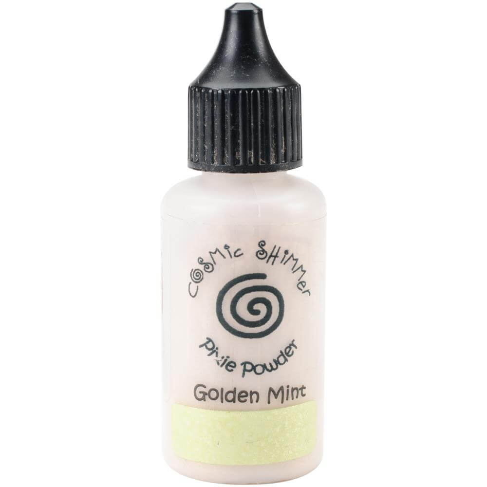 Cosmic Shimmer Pixie Powder 30ml - Golden Mint