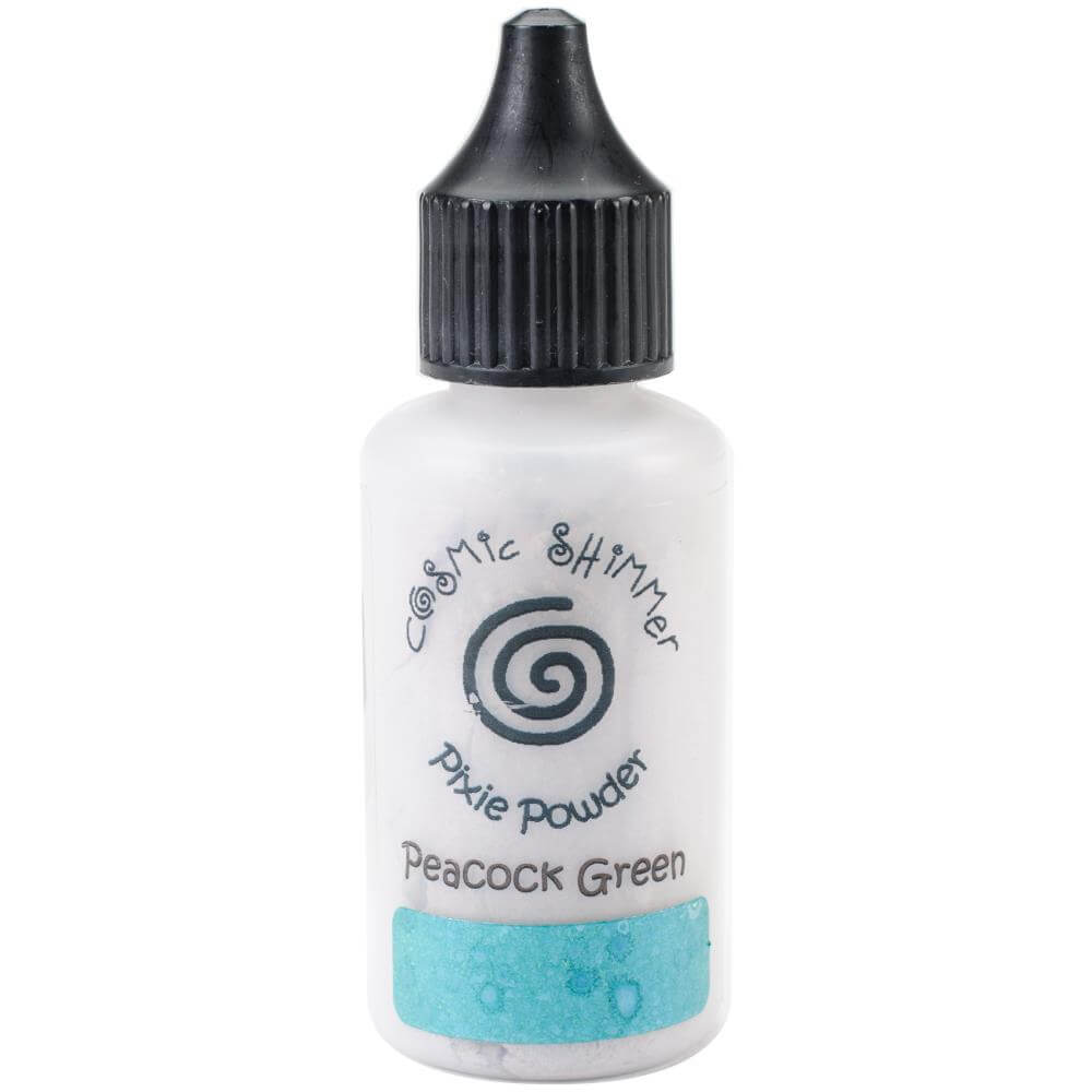 Cosmic Shimmer Pixie Powder 30ml - Peacock Green