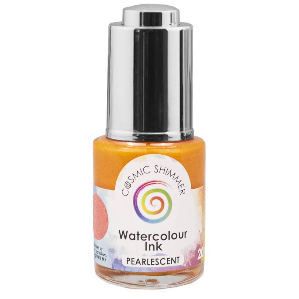 Cosmic Shimmer Pearlescent Watercolour Ink 20ml - Golden Sunrise