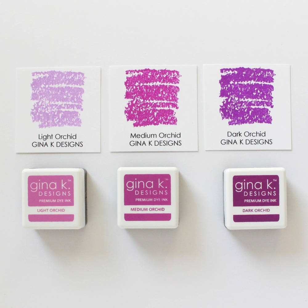 Gina K Designs Color Companions Ink Cube Set - Orchid