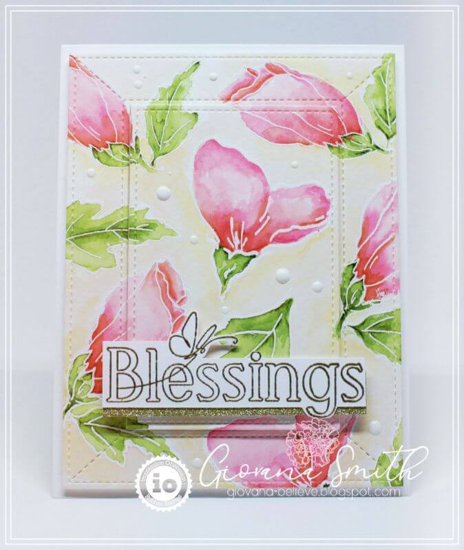 Impression Obsession Cling Stamp - Budding Bloom D20921