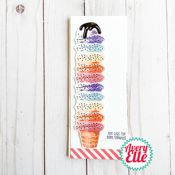 Avery Elle Elle-Ments Dies - Layered Ice Cream D2125