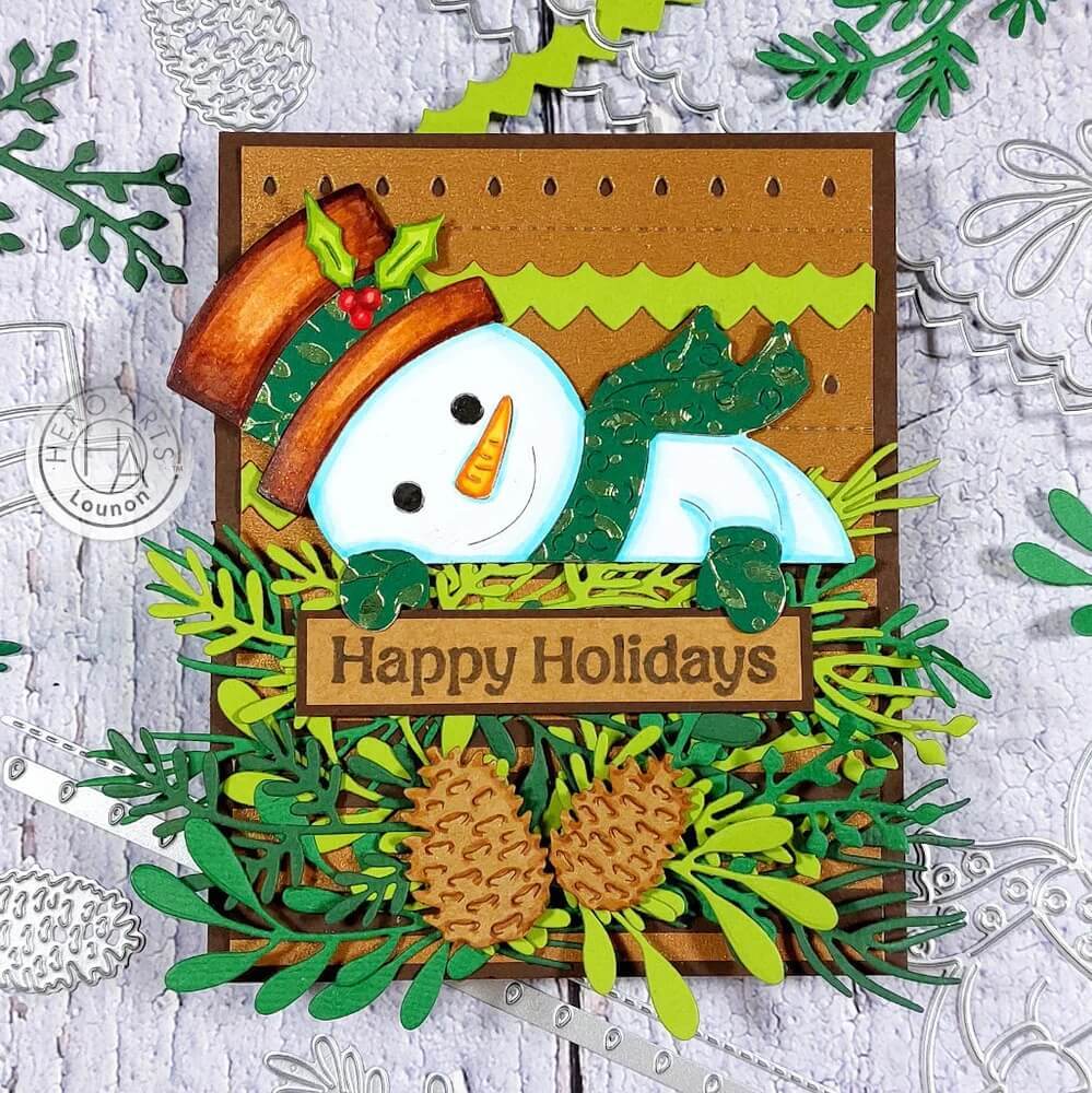 Hero Arts Stamp & Cut XL - Winter Foliage DC304