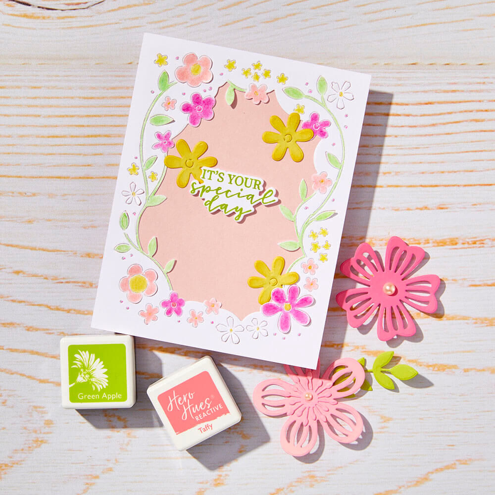 Hero Arts Dies - Spring Whimsy Collection - Floral Window DF242