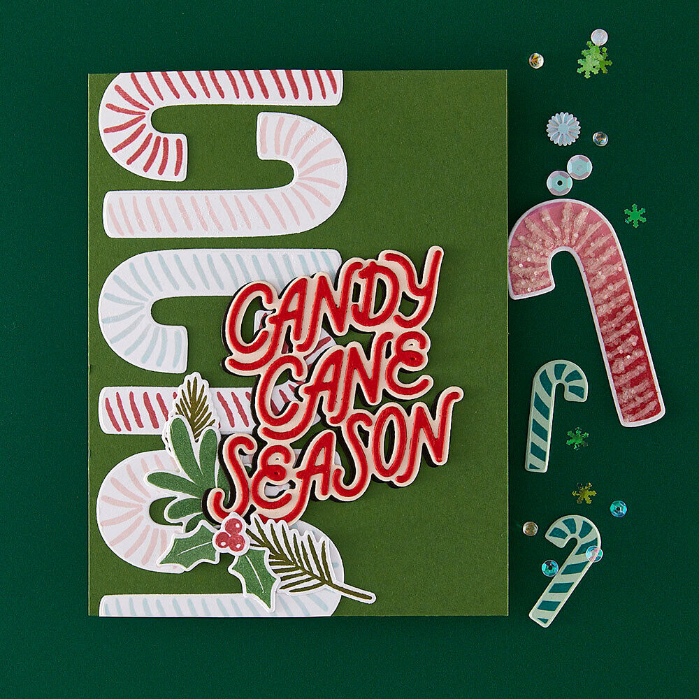Hero Arts Fancy Dies - Candy Cane Season Collection - Candy Cane Season DF254