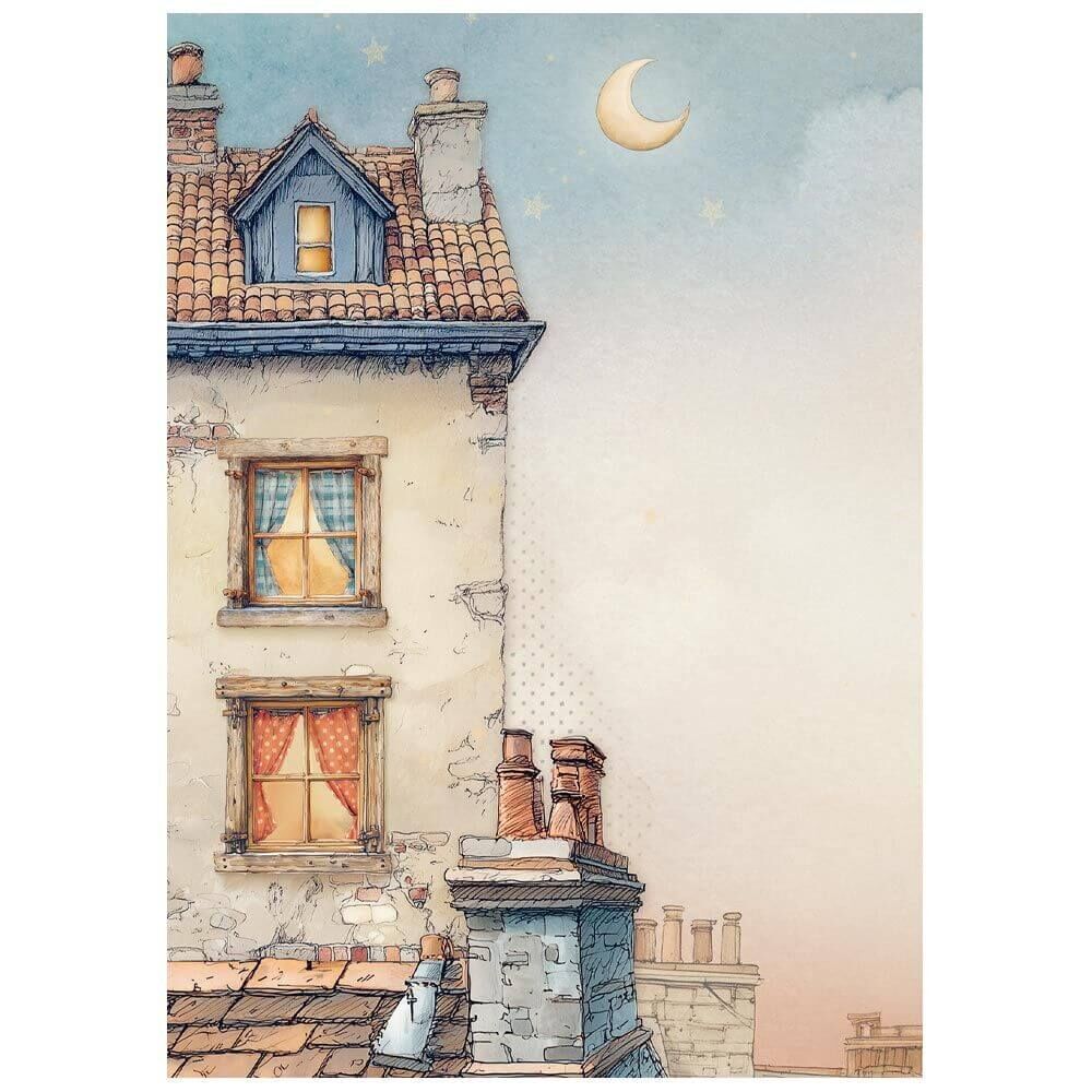 Stamperia Rice Paper Backgrounds A6 8/Pkg - Family DFSAK6049