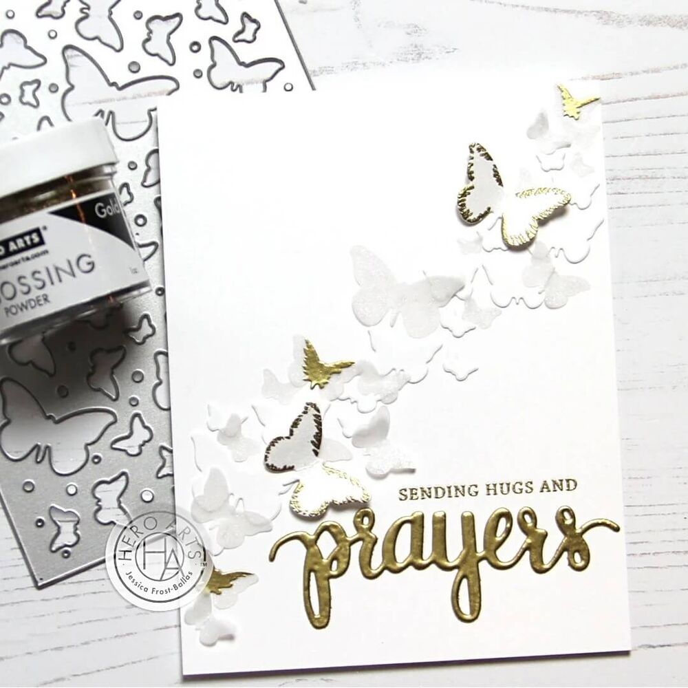 Hero Arts Fancy Dies - Butterfly Confetti DI411