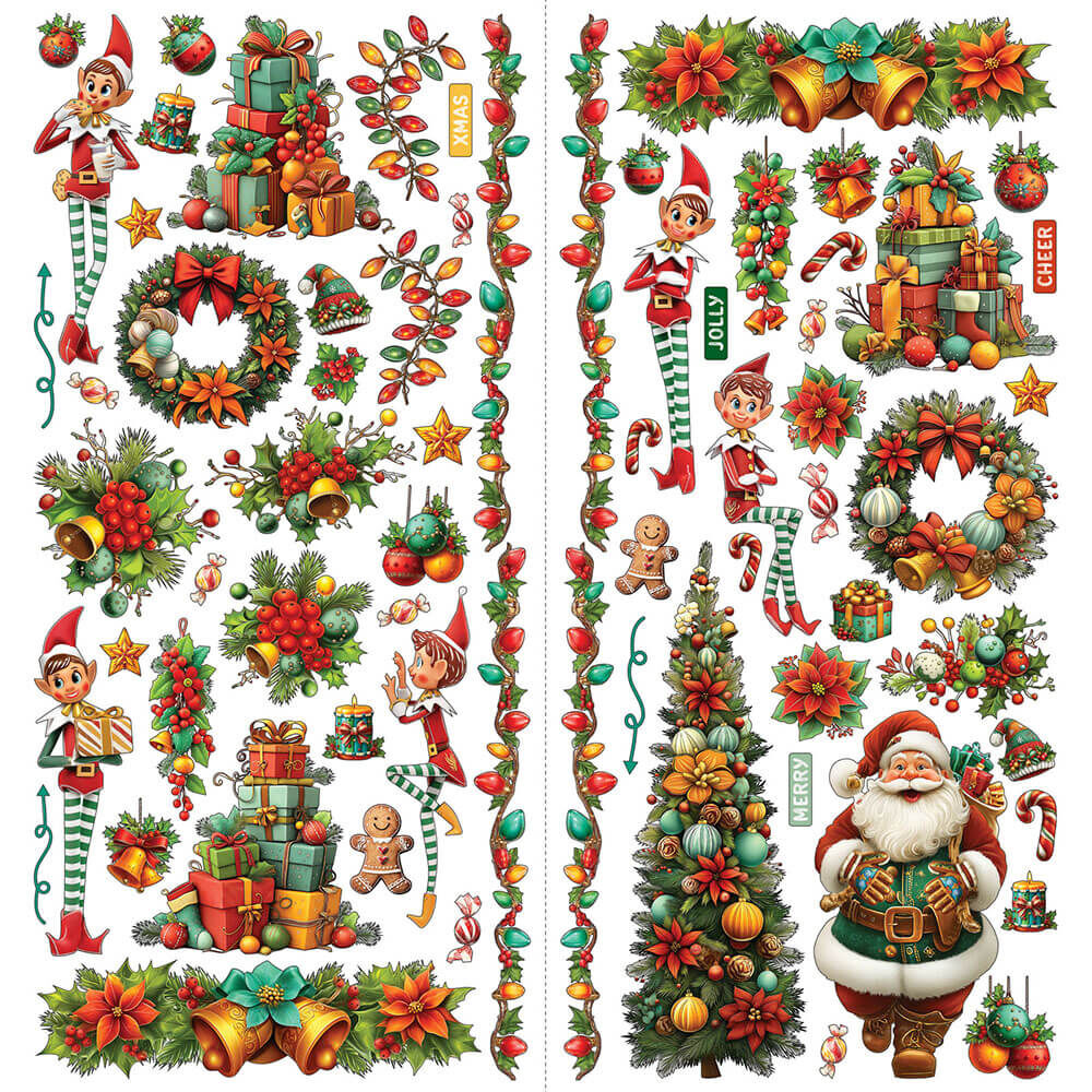 49 And Market Laser Cut Elements - Jolly Jingles
