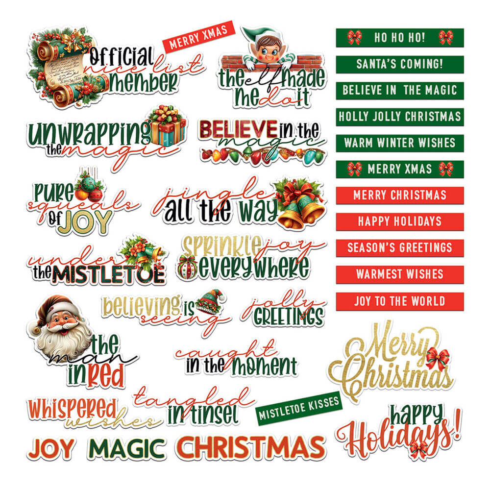 49 And Market Chipboard Set - Jolly Jingles