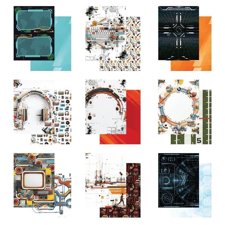 49 And Market Paper Pack 6"X8" - Level Up