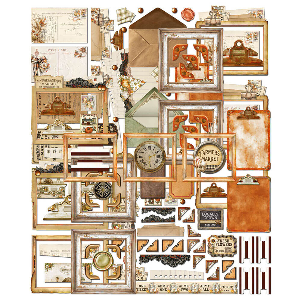 49 and Market Ephemera Set - Season's Bounty