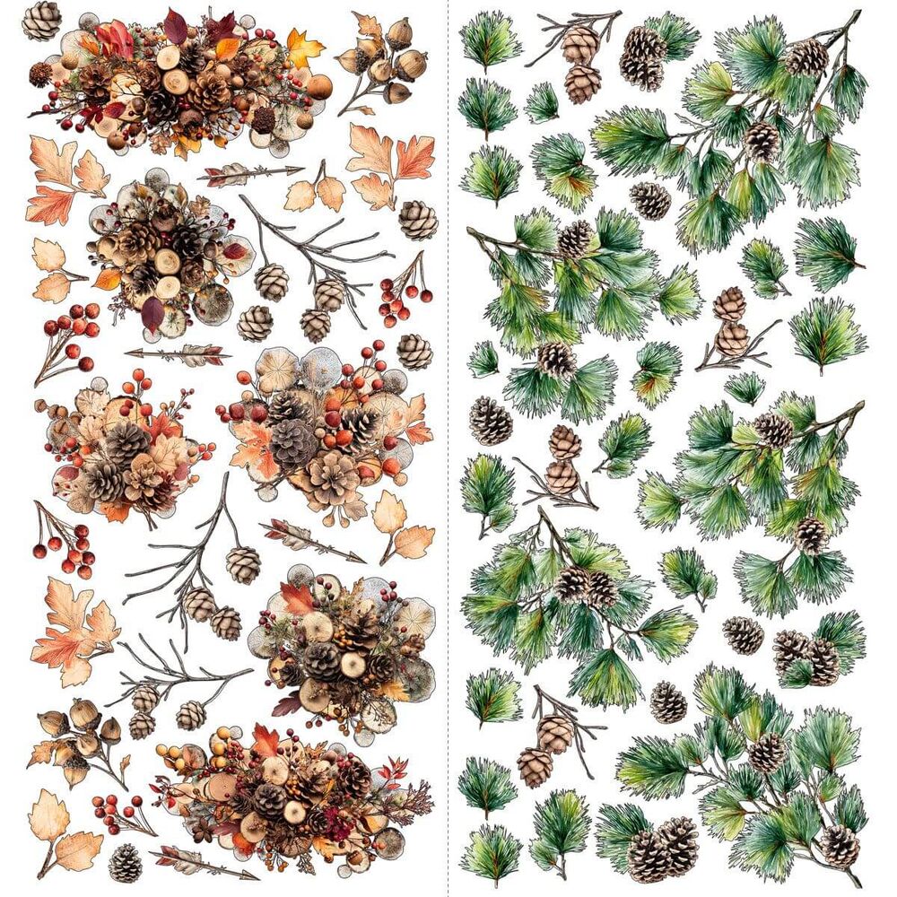 49 And Market Laser Cut Outs - Floral, Timber And Tweed