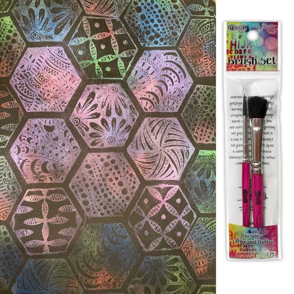 Dylusions Dyamond Brush Set (2pc) - DYA83023