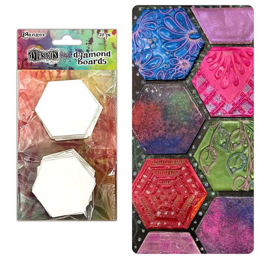 Dylusions Dyamond Boards - Hexagon DYM83917
