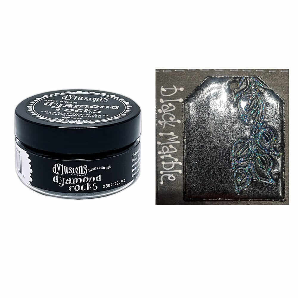 Dylusions Dyamond Rocks - Black Marble DYM89674