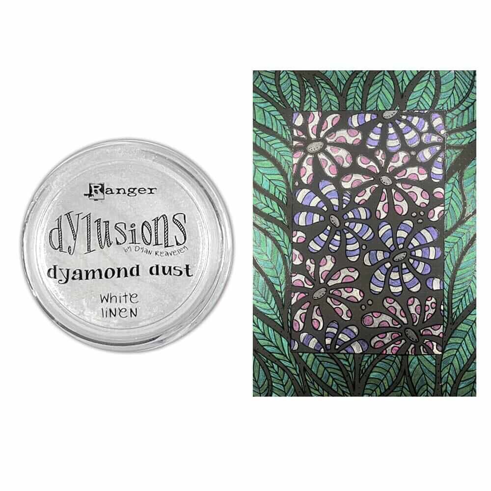Dylusions Dyamond Dust - White Linen DYM89711