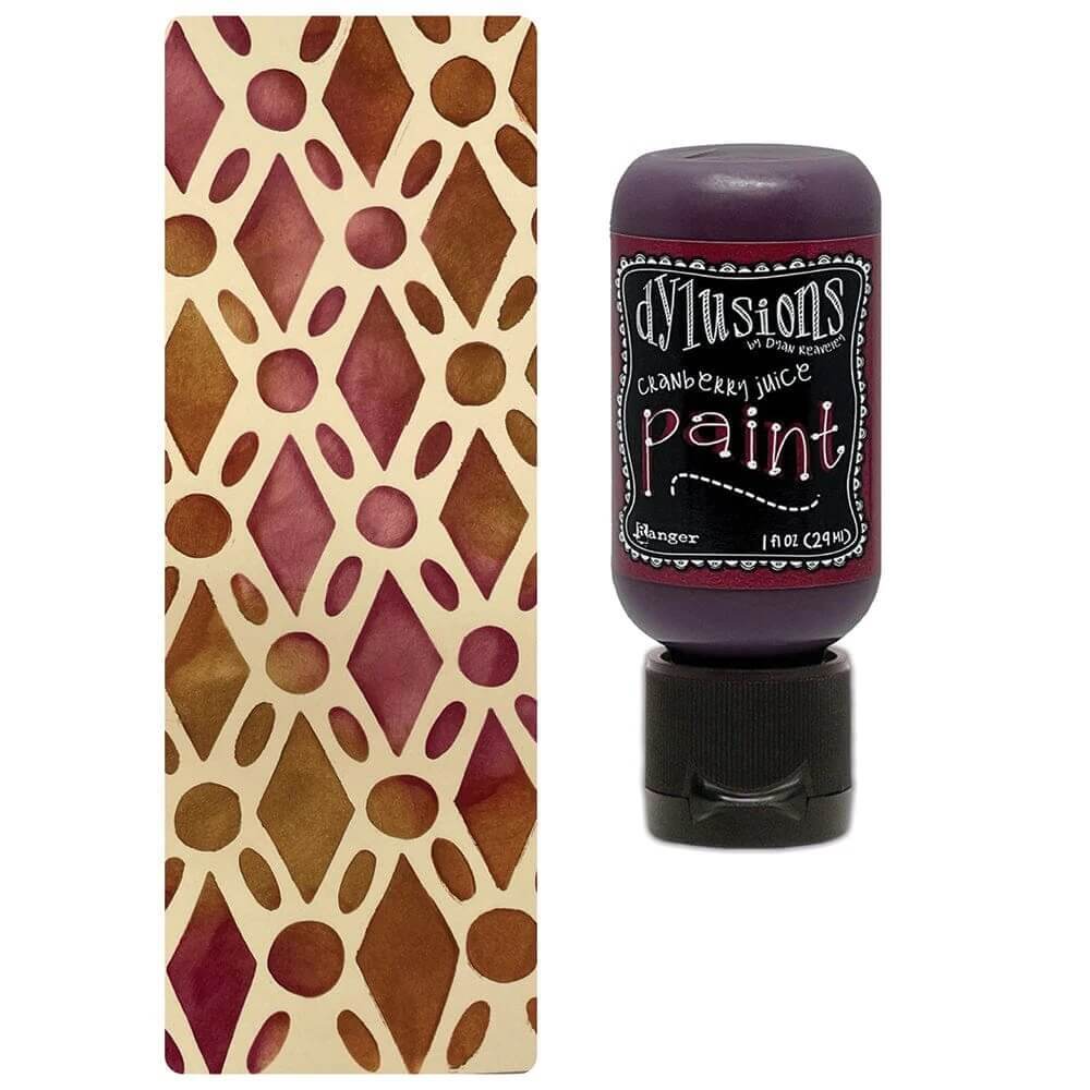 Dylusions Flip Cap Paint 1oz - Cranberry Juice DYQ85645