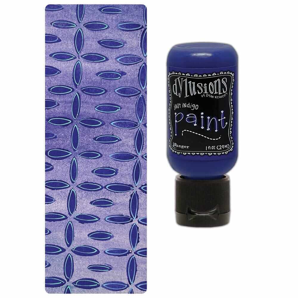 Dylusions Flip Cap Paint 1oz - Just Indigo DYQ85652