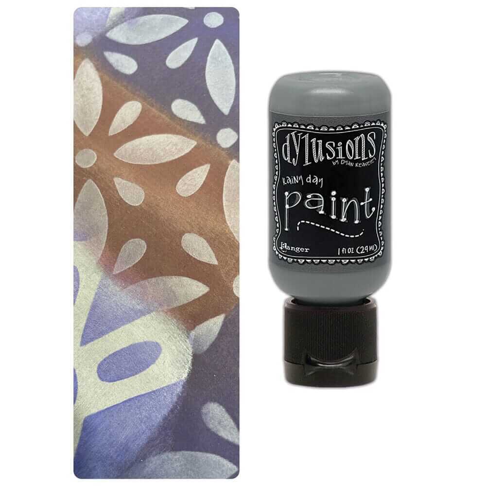 Dylusions Flip Cap Paint 1oz - Rainy Day DYQ85676