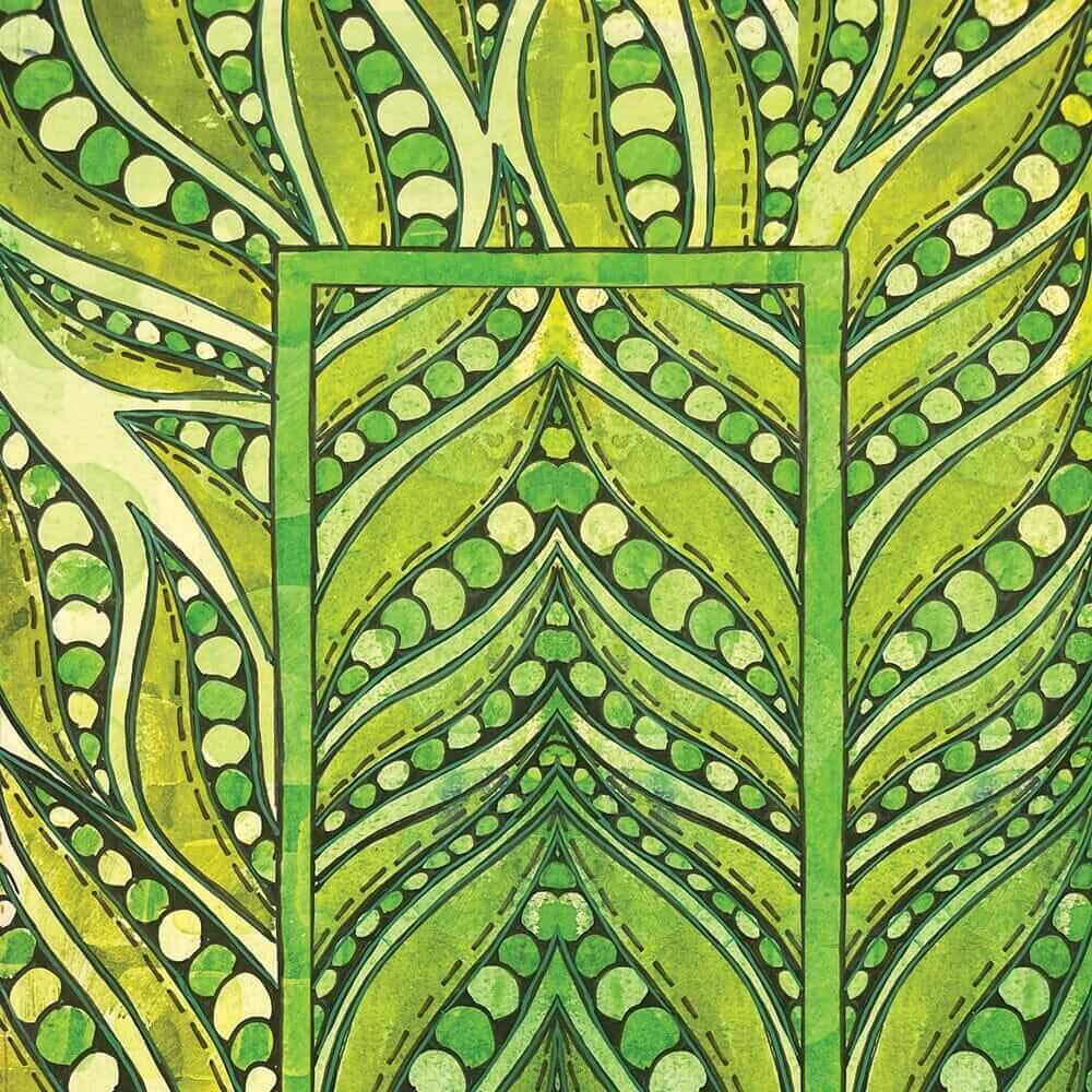 Dyan Reaveley's Dylusions Stencil 9" x 12" - Large Fronds of Fun DYS87588