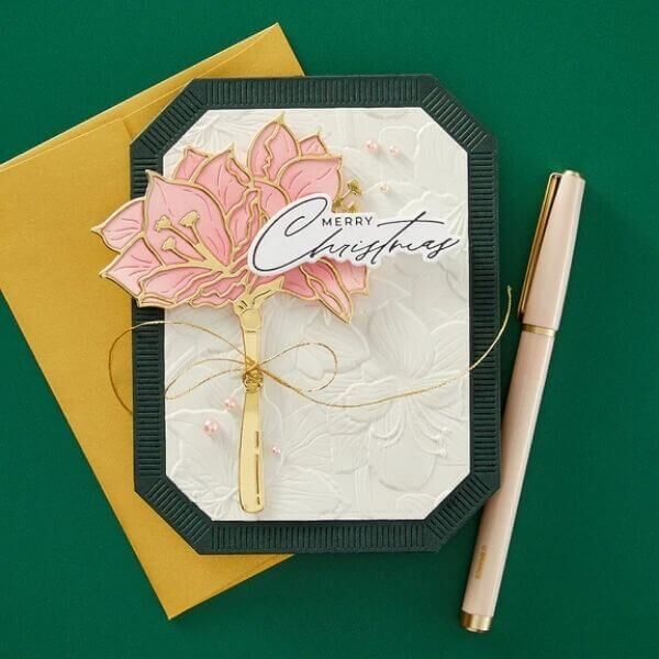Spellbinders 3D Embossing Folder - Amaryllis Christmas Collection - Amaryllis Garden (by Yana Smakula) E3D-112