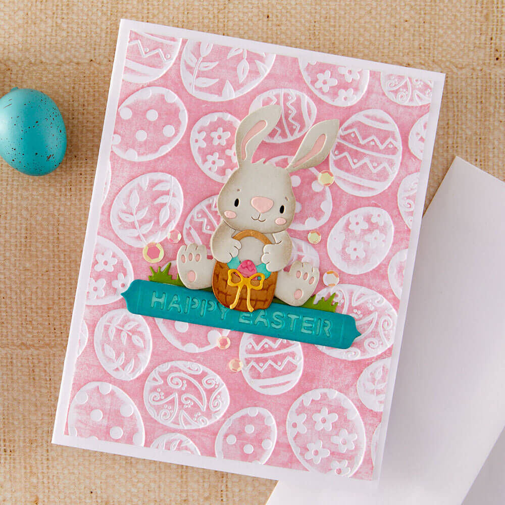 Spellbinders 3D Embossing Folder - Ornate Eggs (by Simon Hurley) E3D-169