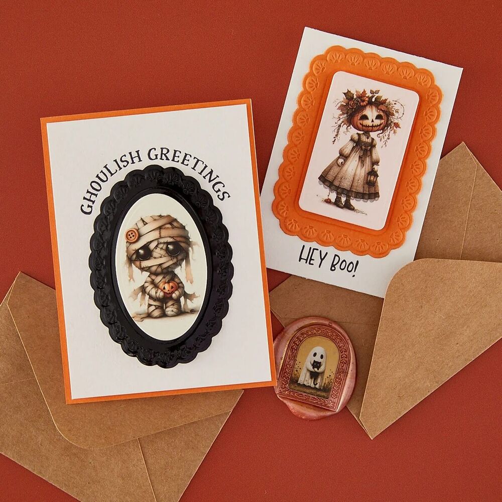 Spellbinders 3D Emboss & Cut Folder - Scalloped Frames E3D-180