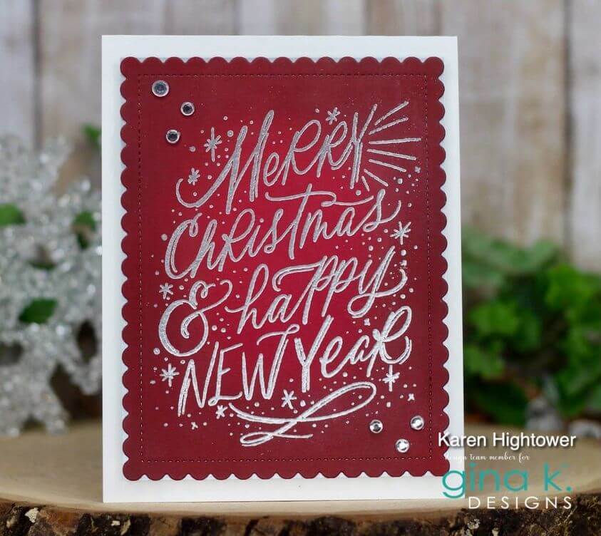 Gina K Designs Stamps - Peace on Earth