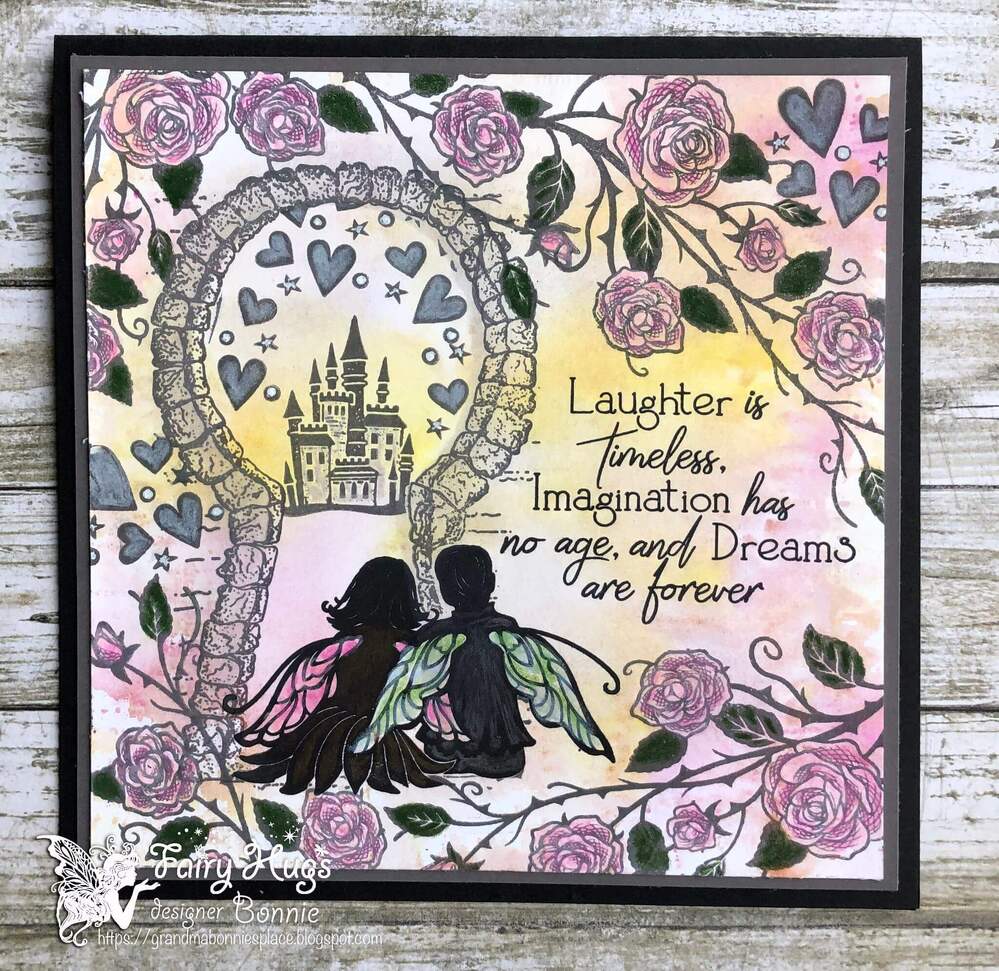 Fairy Hugs Stamps - Fairy Couple