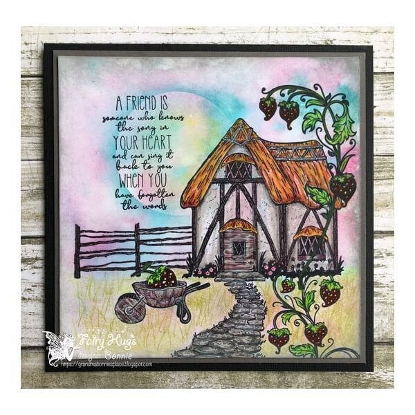 Fairy Hugs Stamps - Wheelbarrow