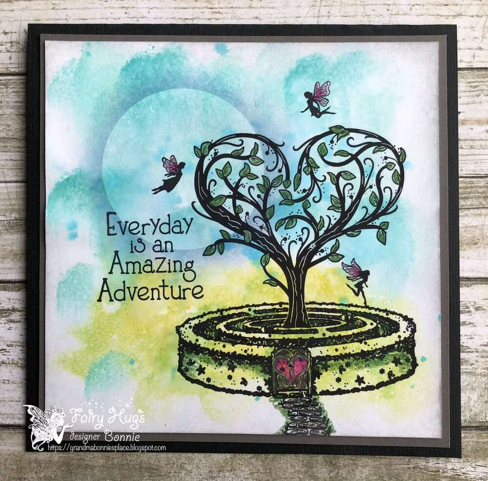 Fairy Hugs Stamps - Maze Garden