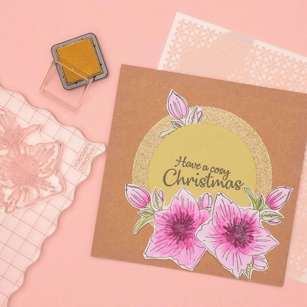 Nellie Snellen Flower Clear Stamps - Helleborus FLO032