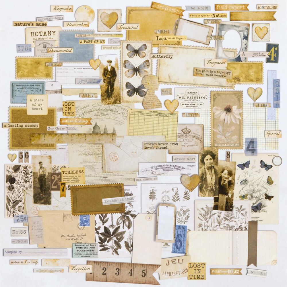 49 And Market Faded Memory Lane Ephemera Set